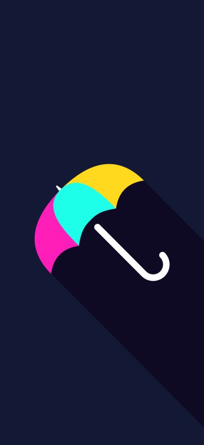 Fond d'écran Umbrella Minimalist sur iPhone