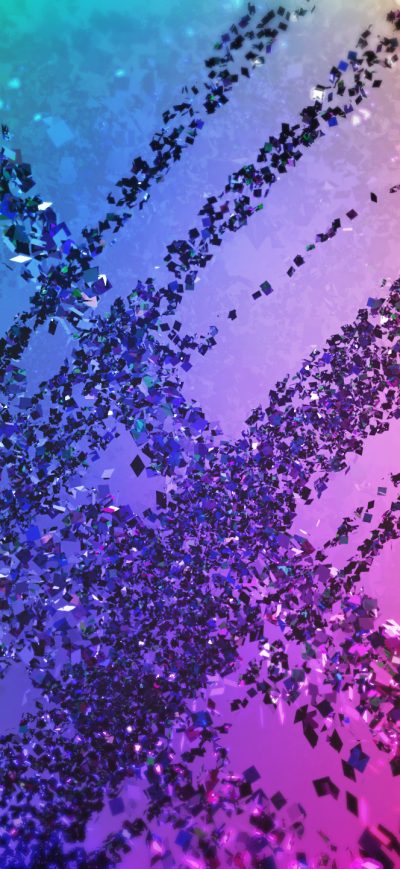Fond d'écran iPhone Particles Abstract 3d