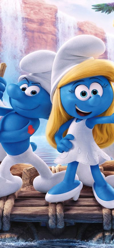 Fond d'écran iPhone Smurfs The Lost Village Animated Movie