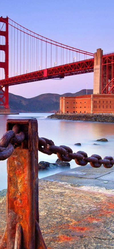 Fond d'écran iPhone Golden Gate Bridge Coast