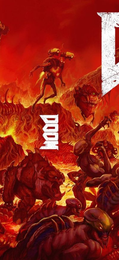 Fond d'écran Doom Game sur iPhone