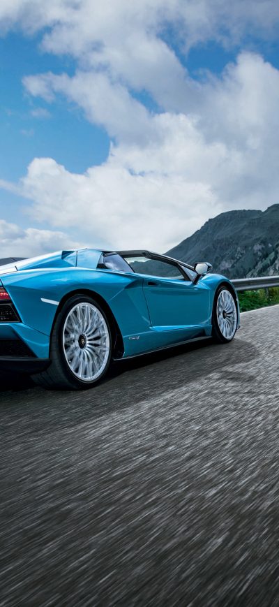 Fond d'écran iPhone Lamborghini Aventador S Roadster 2017 4k