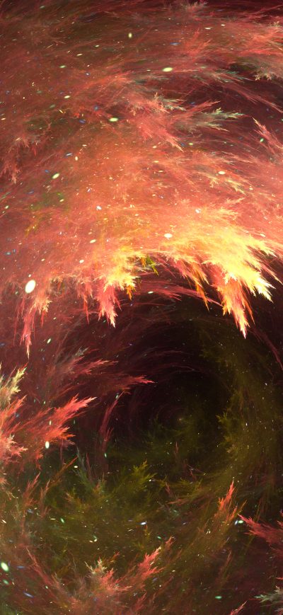 Fond d'écran iPhone Volcanic Coral 8k