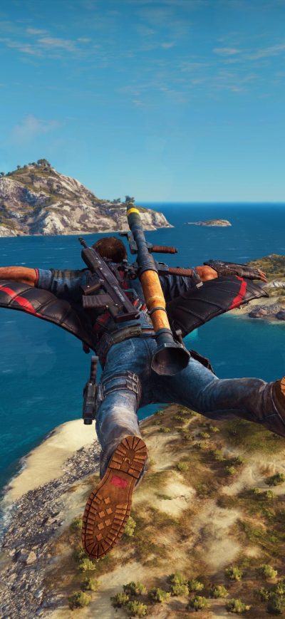 Fond d'écran iPhone Just Cause 3 Flying Suit
