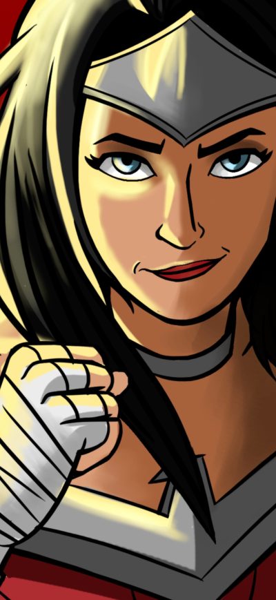 Fond d'écran iPhone Wonder Woman Cartoon Artworks