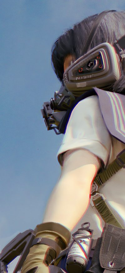 Fond d'écran iPhone Anime Girl With Machine Gun In Hand