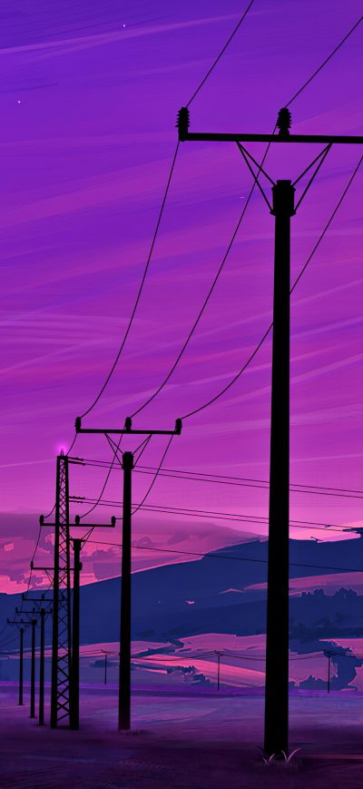 Fond d'écran iPhone Cable Lines 4k