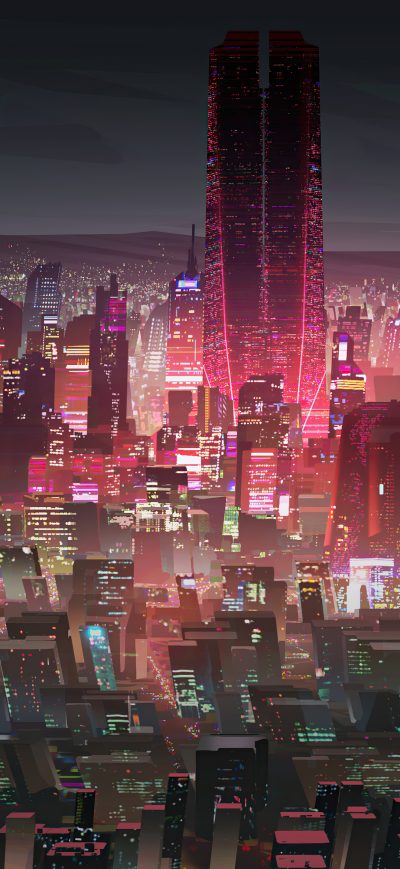 Fond d'écran iPhone City Lights 4k