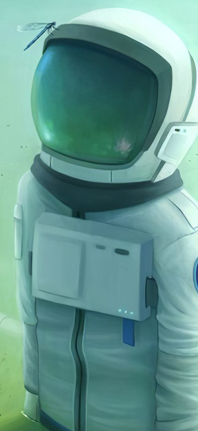 Fond d'écran Astronaut Somewhere 4k sur iPhone