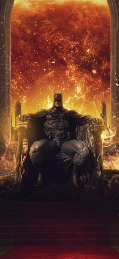 Fond d'écran iPhone Batman On Throne