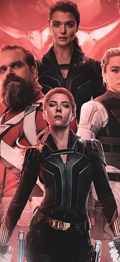 Fond d'écran iPhone Black Widow Marvel Studios Fanart 4k