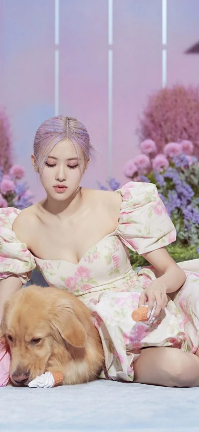 Fond d'écran iPhone Blackpink Rose 4k