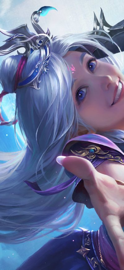 Fond d'écran iPhone Cute Girl Smiling Artwork