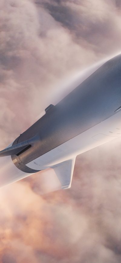Fond d'écran iPhone Space X Rocket 4k