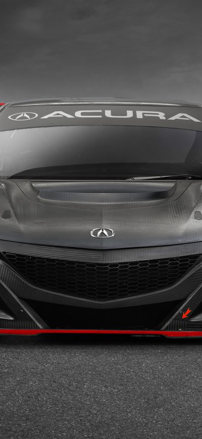 Fond d'écran iPhone Acura NSX GT3 Evo 2019 Front