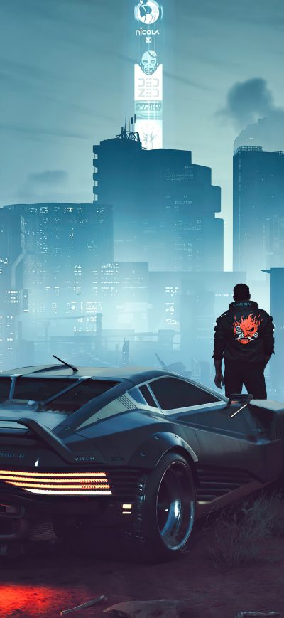 Fond d'écran iPhone Cyberpunk 2077 Samurai Character 5k