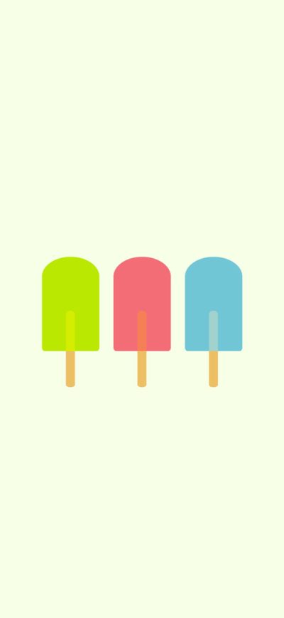 Fond d'écran iPhone Ice Cream Minimalism Art