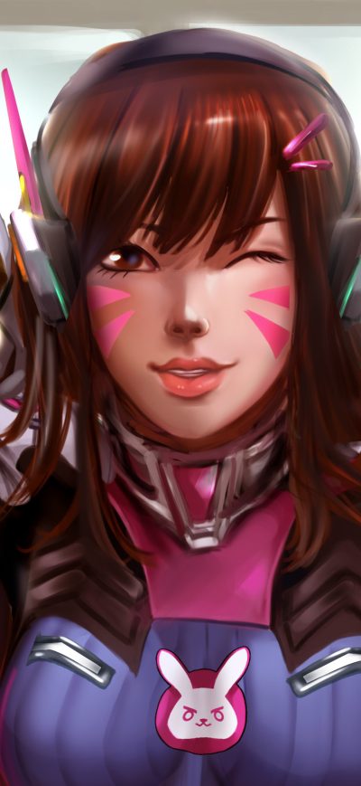 Fond d'écran iPhone Dva Overwatch Art New