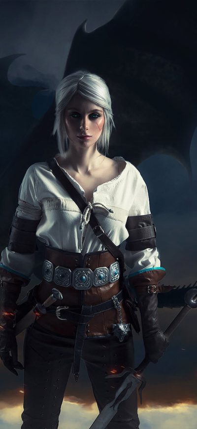 Fond d'écran iPhone Ciri The Witcher 3 Wild Hunt