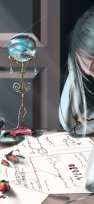 Fond d'écran iPhone Long Earings Elf Girl 4k