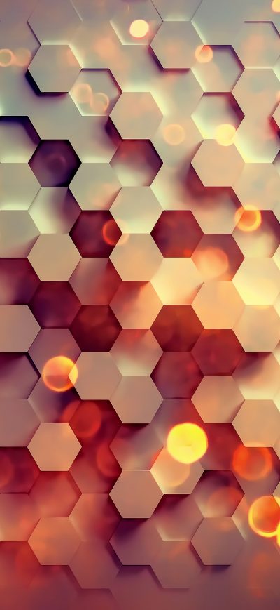 Fond d'écran iPhone Hexagon 4k