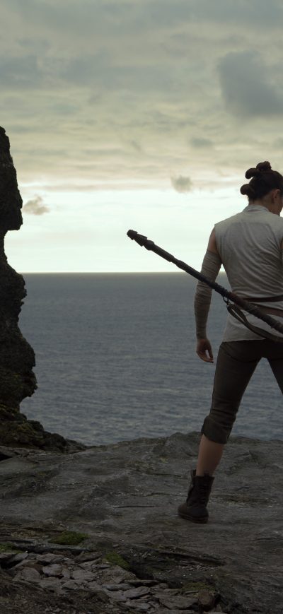 Fond d'écran iPhone Daisy Ridley Rey Star Wars The Last Jedi 5k