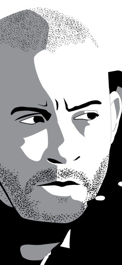 Fond d'écran iPhone Vin Diesel Art