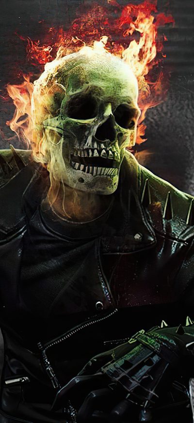Fond d'écran iPhone Ghost Rider X Wanda Vision
