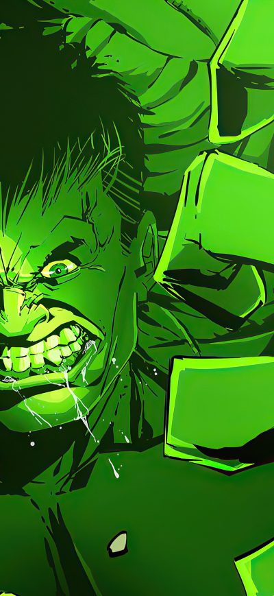 Fond d'écran iPhone Green Big Hulk
