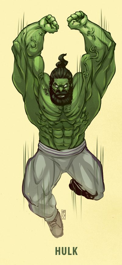 Fond d'écran iPhone Gym Trainer Hulk