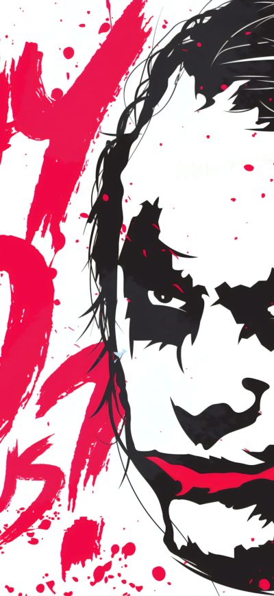 Fond d'écran iPhone Why So Serious Digital Art 4k