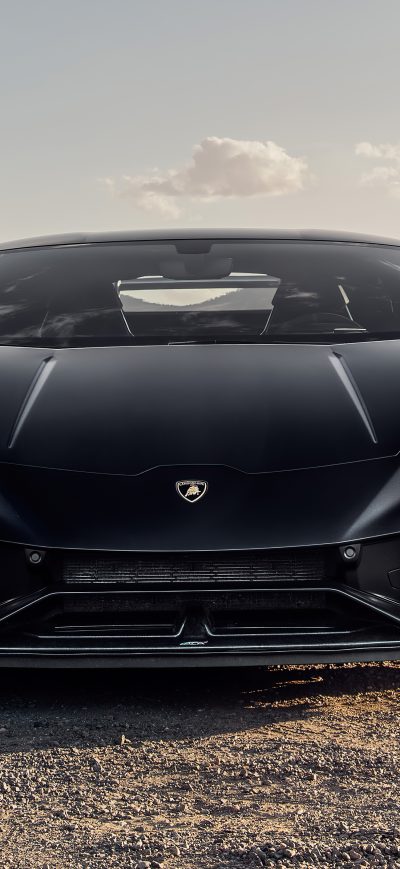 Fond d'écran iPhone Lamborghini Huracan Performante Front View 5k