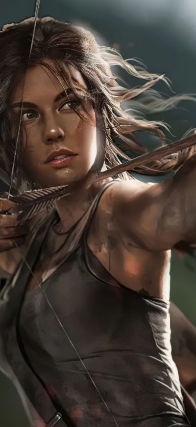 Fond d'écran iPhone Lauren Cohan As Lara Croft The Tomb Raider