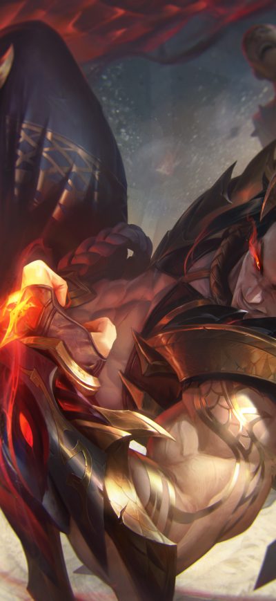 Fond d'écran iPhone Dragonmancer Sett League Of Legends 8k