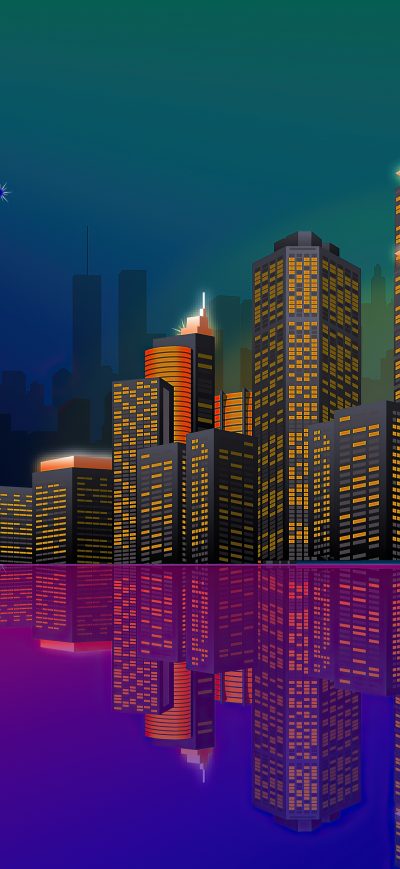 Fond d'écran iPhone Buildings Minimal 4k