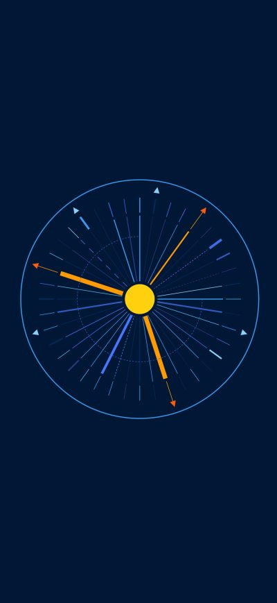 Fond d'écran iPhone Minimalist Clock 5k