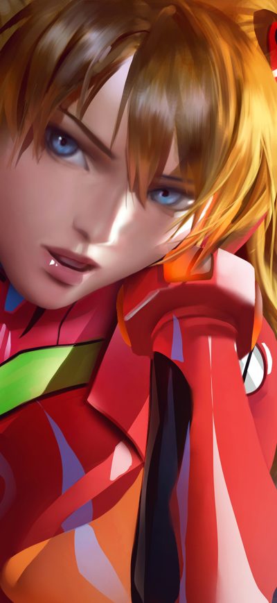 Fond d'écran iPhone Asuka Langley Soryu Neon Genesis Evangelion Anime