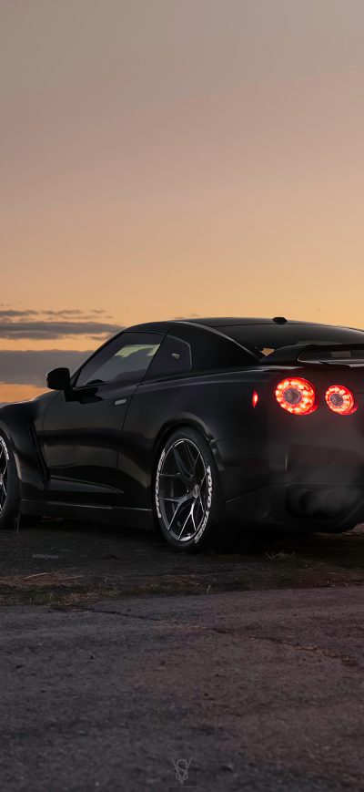 Fond d'écran iPhone 2022 Nissan Gtr Rear