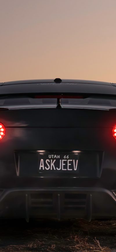 Fond d'écran iPhone 2022 Nissan Gtr Rear 5k