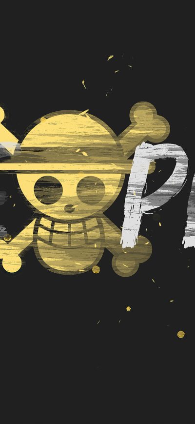 Fond d'écran iPhone One Piece Minimal 4k