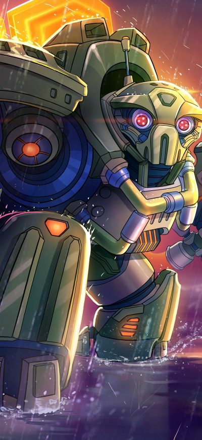 Fond d'écran iPhone Omega Makoa Paladins Game 8k