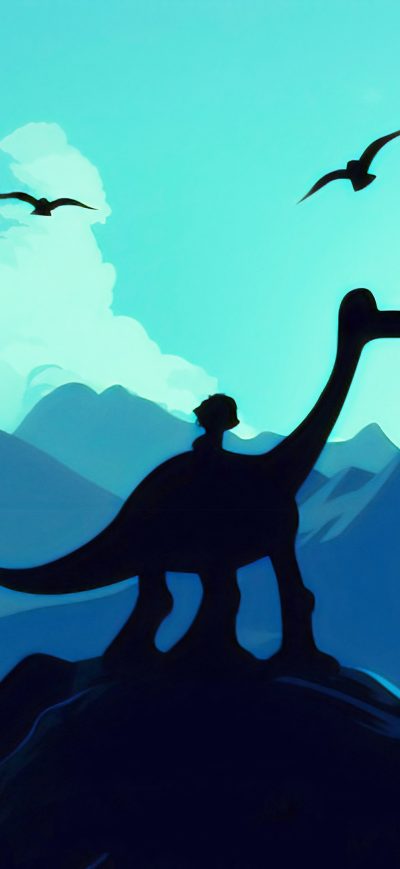 Fond d'écran iPhone The Good Dinosaur Illustration
