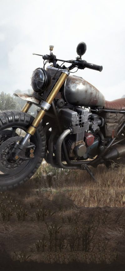 Fond d'écran iPhone Pubg Bike 4k