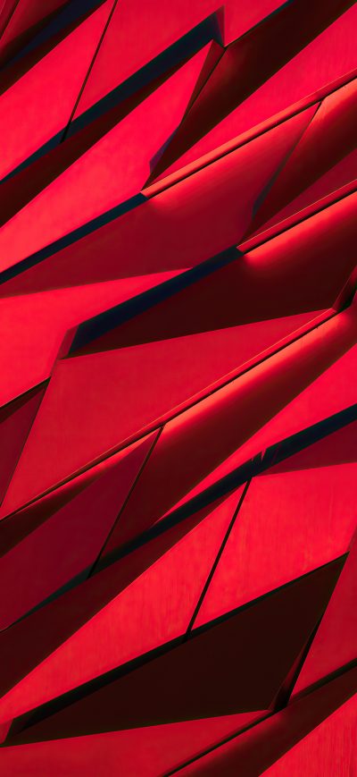 Fond d'écran iPhone Red Sharp Shapes Texture 4k