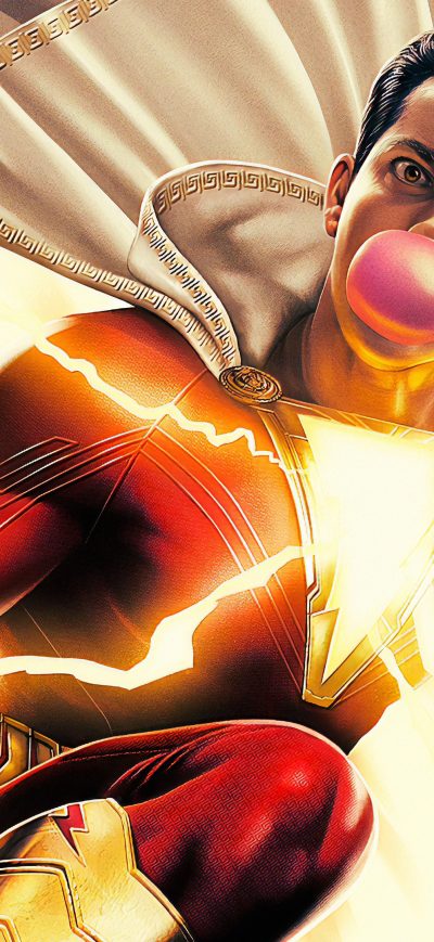 Fond d'écran iPhone Zachary Levi Shazam 4k Art
