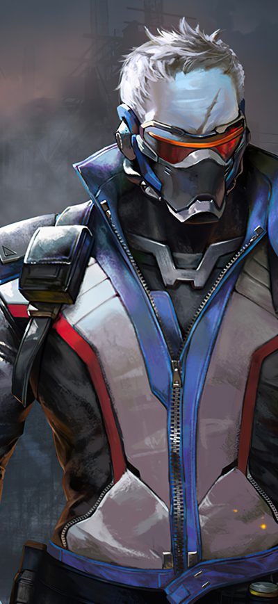 Fond d'écran iPhone Soldier76 Overwatch