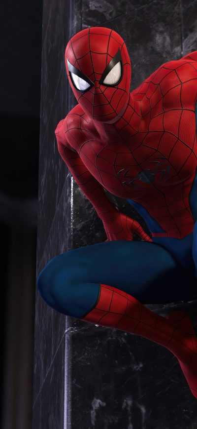 Fond d'écran iPhone Peter Parker From Spiderman Ps5