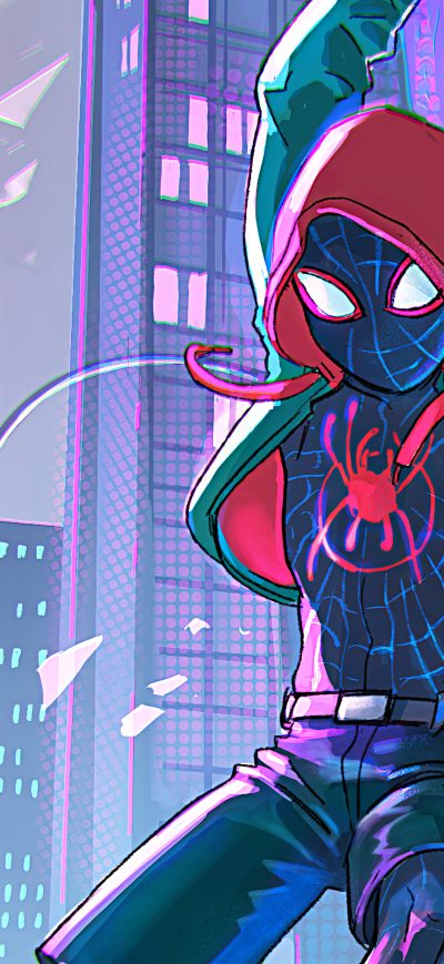 Fond d'écran iPhone Spiderman Into The Spider Verse 4k 2019