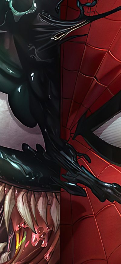 Fond d'écran iPhone Spider And Venom 2020