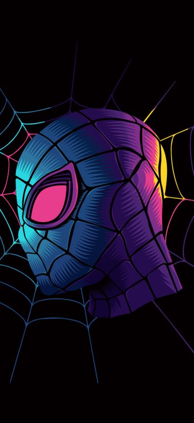 Fond d'écran iPhone Spiderman Minimal Artwork